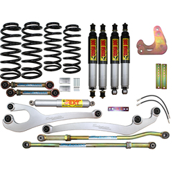 Superior Superflex 3 Inch (75mm) Lift Kit Suitable For Toyota LandCruiser 80/105 Series with Tough Dog Shocks (Kit) - SUP3TD80SFK