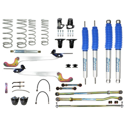 Superior Nitro Gas Twin Tube Hyperflex 4 Inch (100mm) Lift Kit Suitable For Nissan Patrol GU 2000 on Wagon (Kit)