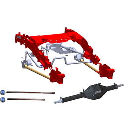 Superior Bolt in Coil Conversion VSB14 Approved Kits with Track Corrected Chromoly Diamond Diff Housing Suitable For Toyota LandCruiser 79 Series Gen 