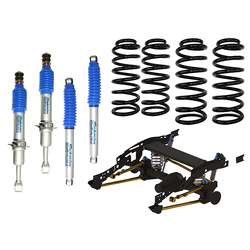Superior Weld In Coil Conversion VSB14 Approved w/Nitro Gas Twin Tube Shocks (Front and Rear) Suitable For Toyota Hilux Vigo 2005-15