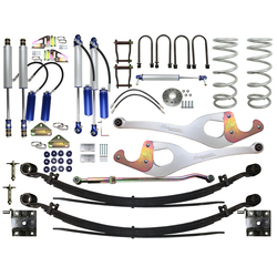 Superior Remote Reservoir 2.5 Hyperflex 4 Inch (100mm) Lift Kit Suitable For Toyota LandCruiser 78/79 Series 6 Cyl (Kit)