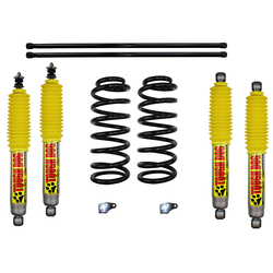 Superior 2 Inch (50mm) Lift Kit Suitable For Toyota LandCruiser 100 Series IFS (Stage 1) with Tough Dog Shocks (Kit) - 100IFSTDS1