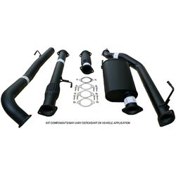 Conpipe + Muffler For Fits Toyota Landcruiser HZJ75 Cab Chassis, Troop Carrier, Pick Up, HZJ78 Troop Carrier 4.2L 1Hz Diesel 1/90 -9/99 