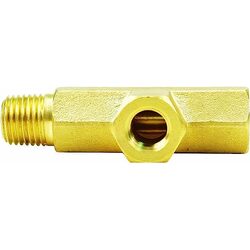 Viair T-fitting, 1/4" male x 1/4" female x 1/8" female NPT