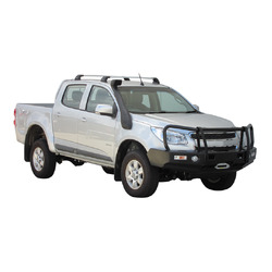 Yakima FlushBar 100 & 105cm Silver Pair (S26Y) To Suit Holden Colorado Crew Cab /2012-09/2016