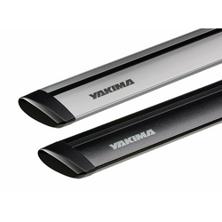 Yakima JetStream Bars S/M 140cm Silver Pack of 2 To Suit Holden Colorado LTZ Crew Cab 09/2016-/2020