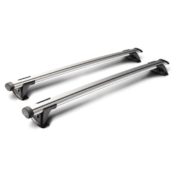 Yakima ThruBar 120cm Silver Pair (S16Y) To Suit Holden Statesman WL 08/2004-07/2006