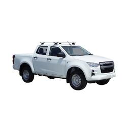 Yakima ThruBar 135cm Silver Pair (S17Y) To Suit Isuzu D-Max LS-U/LS-M Crew Cab 09/2020-/On