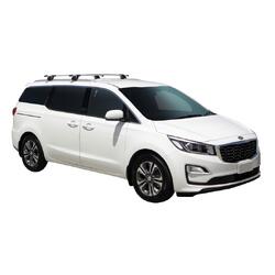 Yakima ThruBar 135cm Silver Pair (S17Y) To Suit Kia Carnival 5dr MPV /2015-01/2021