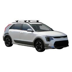 Yakima ThruBar 120cm Silver Pair (S16Y) To Suit Kia Niro 5dr SUV 08/2022-/On