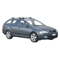 Yakima ThruBar 120cm Silver Pair (S16Y) To Suit Skoda Octavia 5dr Wagon /2003-09/2007