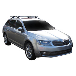 Yakima ThruBar 120cm Silver Pair (S16Y) To Suit Skoda Octavia 5dr Wagon /2013-/2019