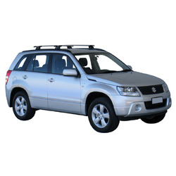 Yakima ThruBar 120cm Silver Pair (S16Y) To Suit Suzuki Grand Vitara 5dr SUV /2013-/On