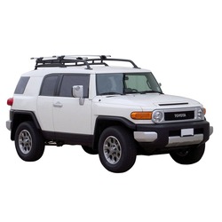 Yakima ThruBar 135cm Silver Pair (S17Y) To Suit Toyota FJ Cruiser 5dr SUV /2011-/2017