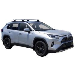 Yakima ThruBar 120cm Silver Pair (S16Y) To Suit Toyota Rav4 5dr SUV 05/2019-/On