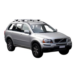 Yakima ThruBar 120cm Silver Pair (S16Y) To Suit Volvo XC90 5dr SUV /2003-/2014