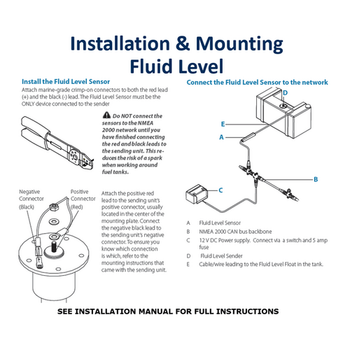 Lowrance Fluid Level Sensor