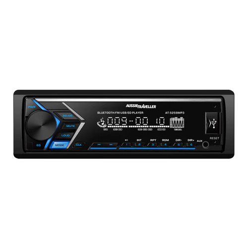 Aussie Traveller Audio Head Unit - Single DIN Mechless