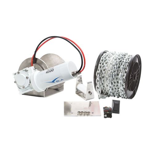 Bla Drum Winch 4500 Kit Stainless Steel