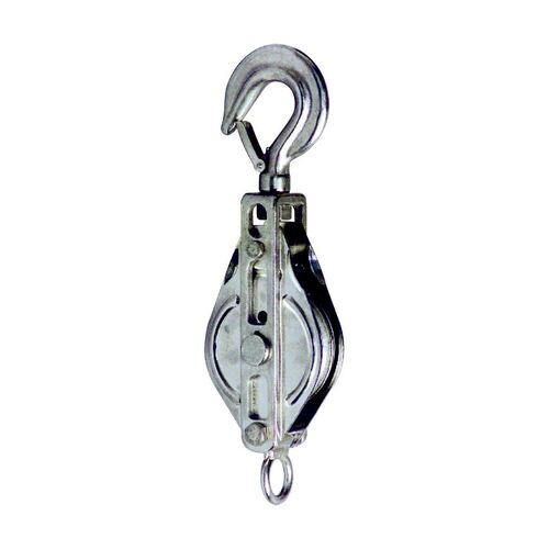 BLA S/Steel Trawl Block Becket/Hook/Swivel 14 x 75mm S Steel