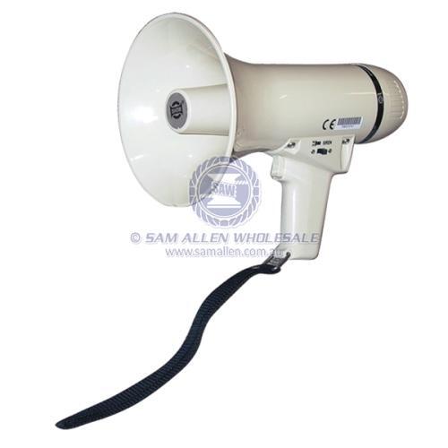 Megaphone hand held battery powered with siren 