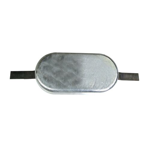 Oval Anode With Strap 250mm x 125mm x 35mm