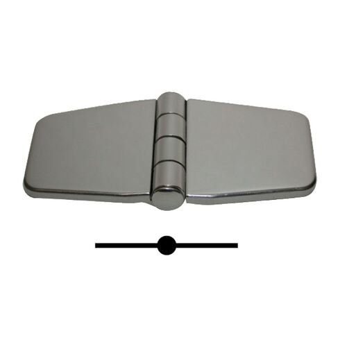 Marine Town Covered Hinge S/Steel 80mm x 40mm x 9mm