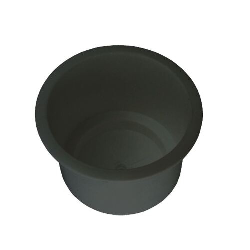 Bla Drink Holder Recessed Black Plastic 110mm Dia