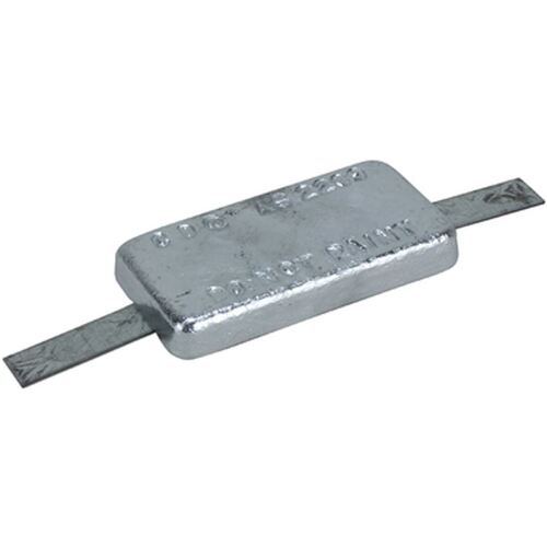 Anode Zinc Block Rectangular With Strap 300mm x 100mm x 32mm