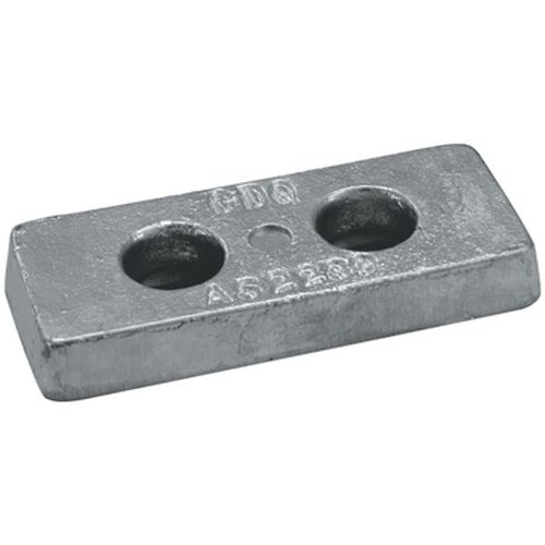 Zinc Block Anode Rectangular Bolt on 200mm x 100mm x 32mm