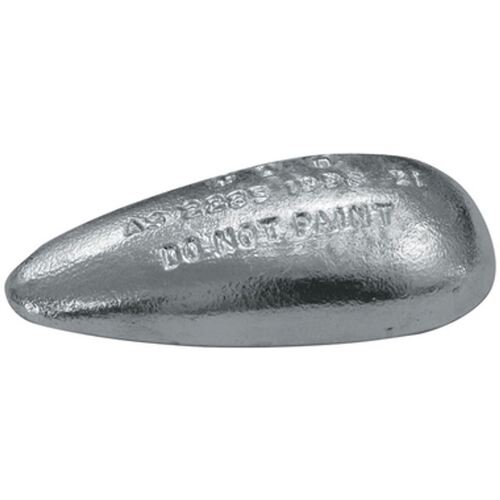 Zinc Block Anode Teardrop 127mm x 60mm x 30mm