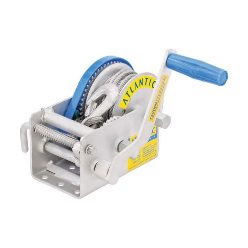 Atlantic Trailer Winch 15/5/1:1 7.5m x 6mm Cable