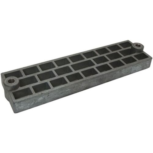 Anode Zinc Outboard Mercury waffle Plate 190mm x 50mm x 22mm