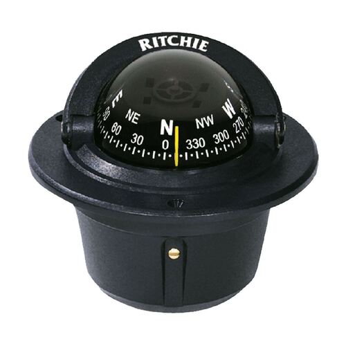 Ritchie Compass Explorer Flush Mount Black F-50