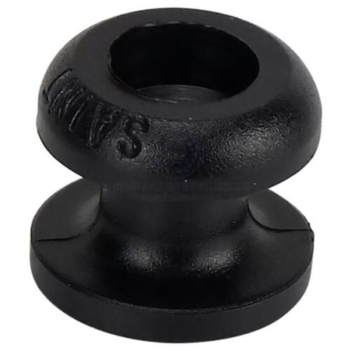 Cord Button Medium Black