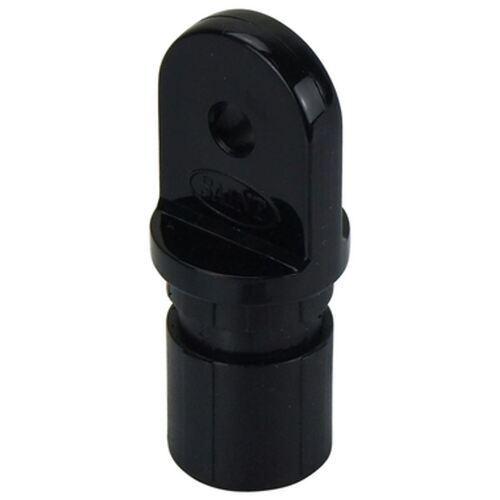 Canopy Tube End Nylon Suit 25mm x 1.6mm Tube Black - Pack Of 10