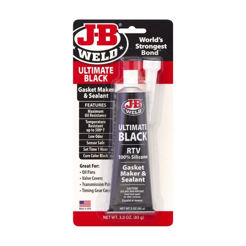 J-B Weld Rtv Ultimate Black Silicone Tube 85G