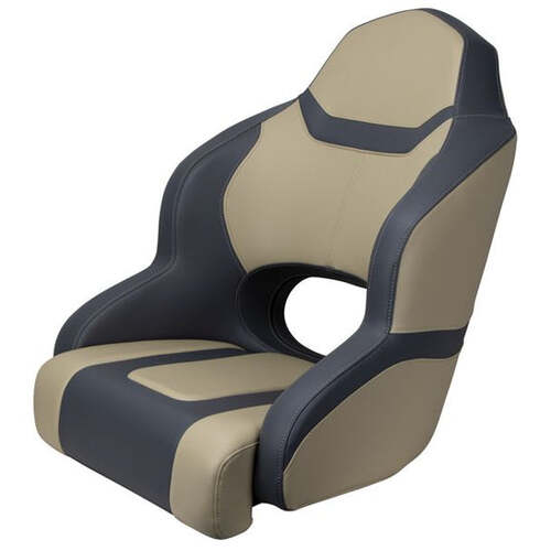 Relaxn Bucket - Reef Sport Seat - Stessco Beige With Grey Trim