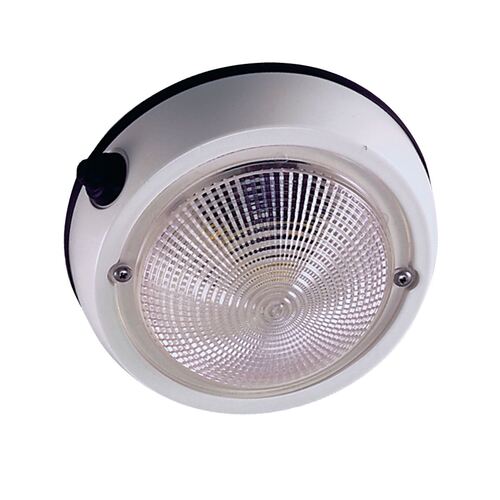 Perko Dome Exterior Light White Alloy 150mm