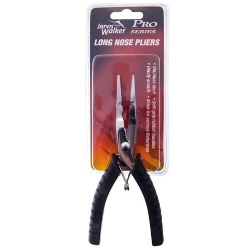 Jarvis Walker Pro Series 6" Long Nose Pliers Stainless Steel