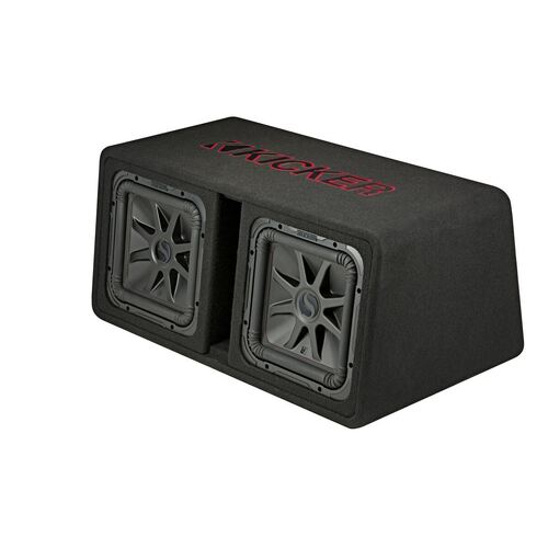 Kicker 45DL7R122 -Dual 12" Ported Enclosure 1200 Watts RMS