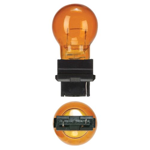 Narva 12V 27W W2.5 X 16D Py27W Amber Wedge Globes (Blister Pack Of 2)