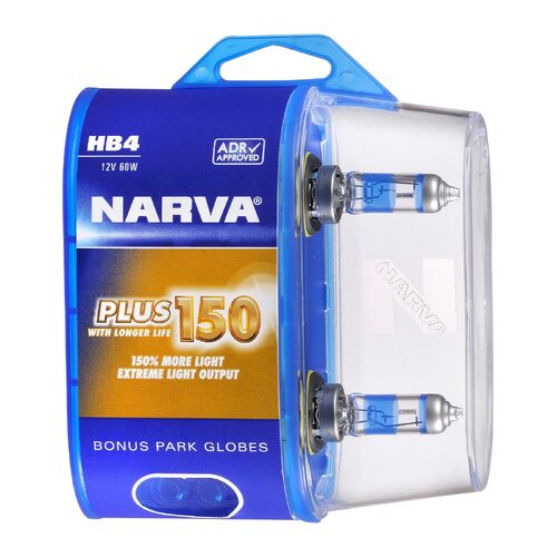 Narva Hb4 12V 51W P22D Plus 150 Globes (2)