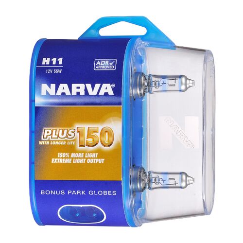 Narva H11 12V 55W Pgj19-2 Plus 150 Globes (2)