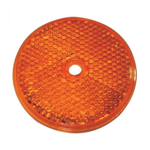 Coast Round Reflex Reflector Amber. 42163A