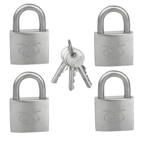 Stainless Steel 10 x 30mm Padlocks Keyed Alike