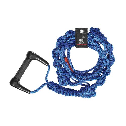 Airhead Wakesurf Rope and Handle Blue - 3 Section 4.8m