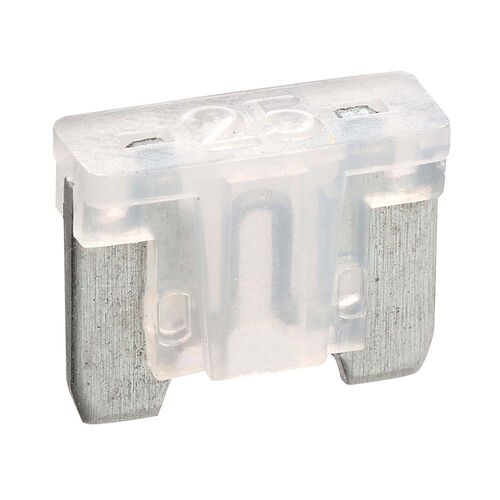 Narva 25 Amp White Micro Blade Fuse (Blister Pack Of 5)