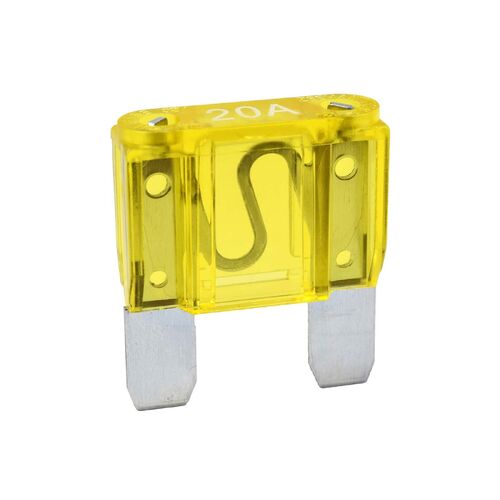 Narva 20 Amp Yellow Maxi Blade Fuse (Box Of 10)