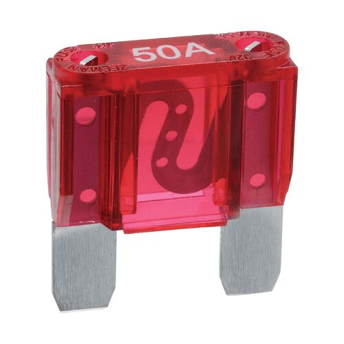 Narva 50 Amp Red Maxi Blade Fuse (Box Of 10)